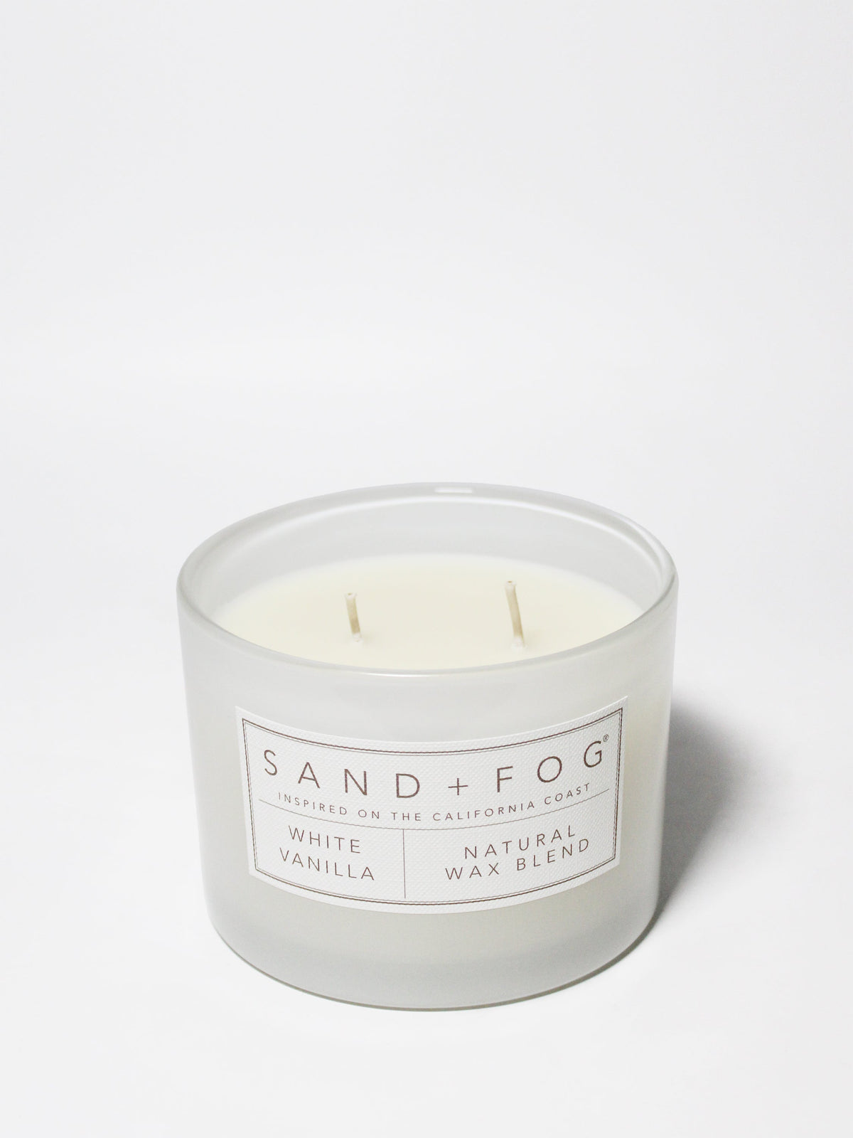 White Vanilla Hand-poured 12 oz scented candle