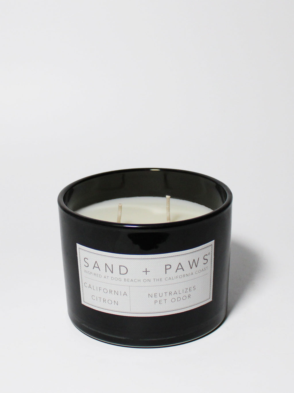 Sand + Paws California Citron Hand-poured 12 oz scented candle