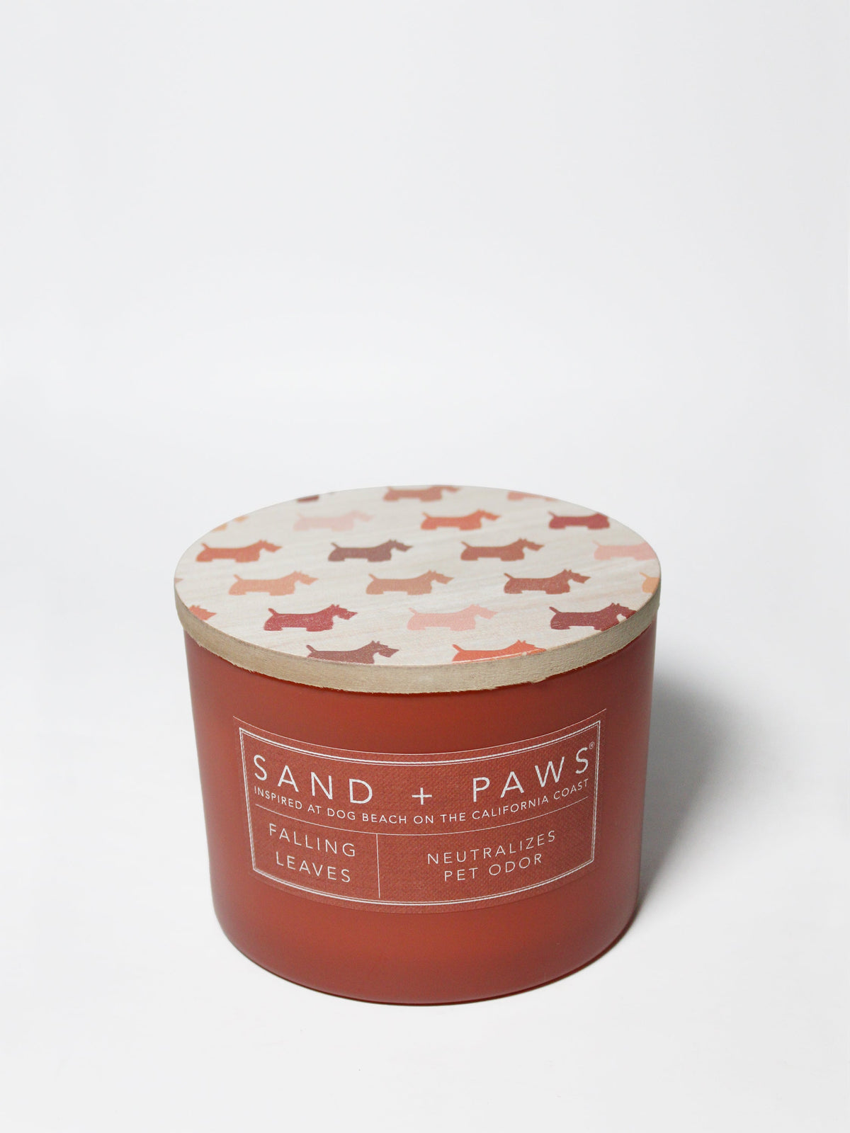 Sand + Paws Falling Leaves Hand-poured 12 oz scented candle
