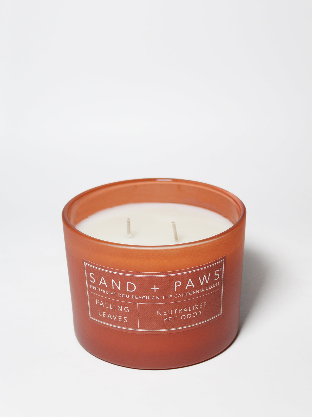 Sand + Paws Falling Leaves Hand-poured 12 oz scented candle