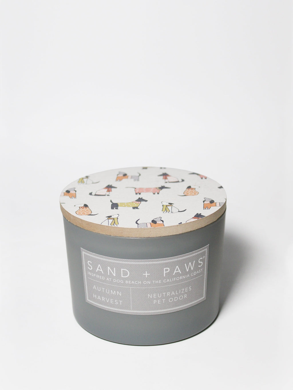 Sand + Paws Autumn Harvest Hand-poured 12 oz scented candle
