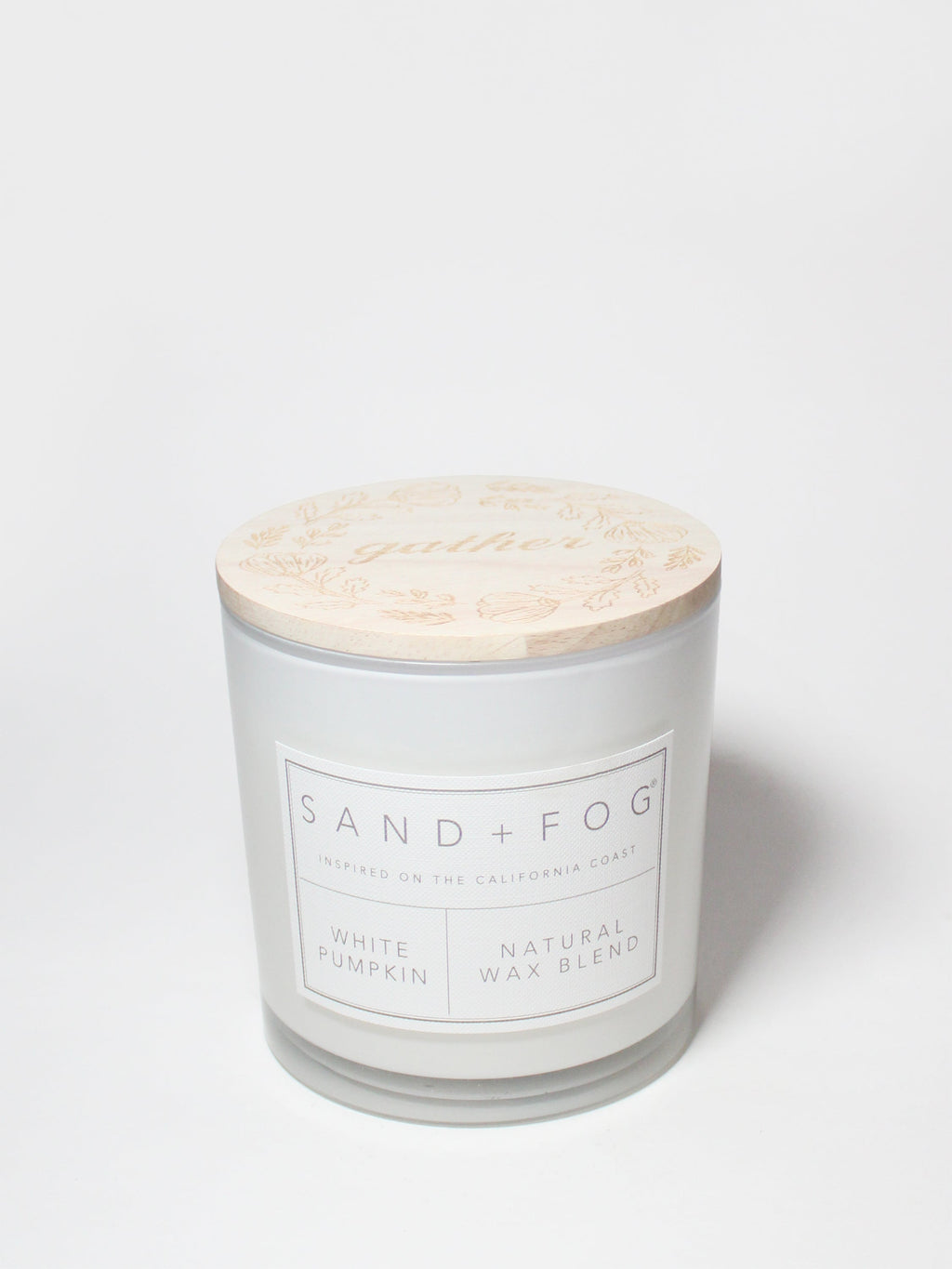 White Pumpkin Hand-poured 21 oz scented candle