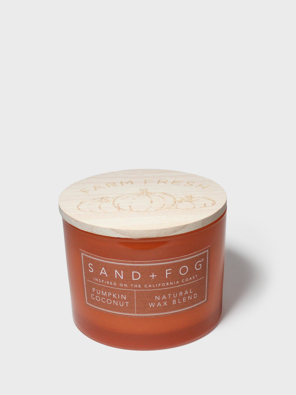 Pumpkin Coconut Hand-poured 12 oz scented candle