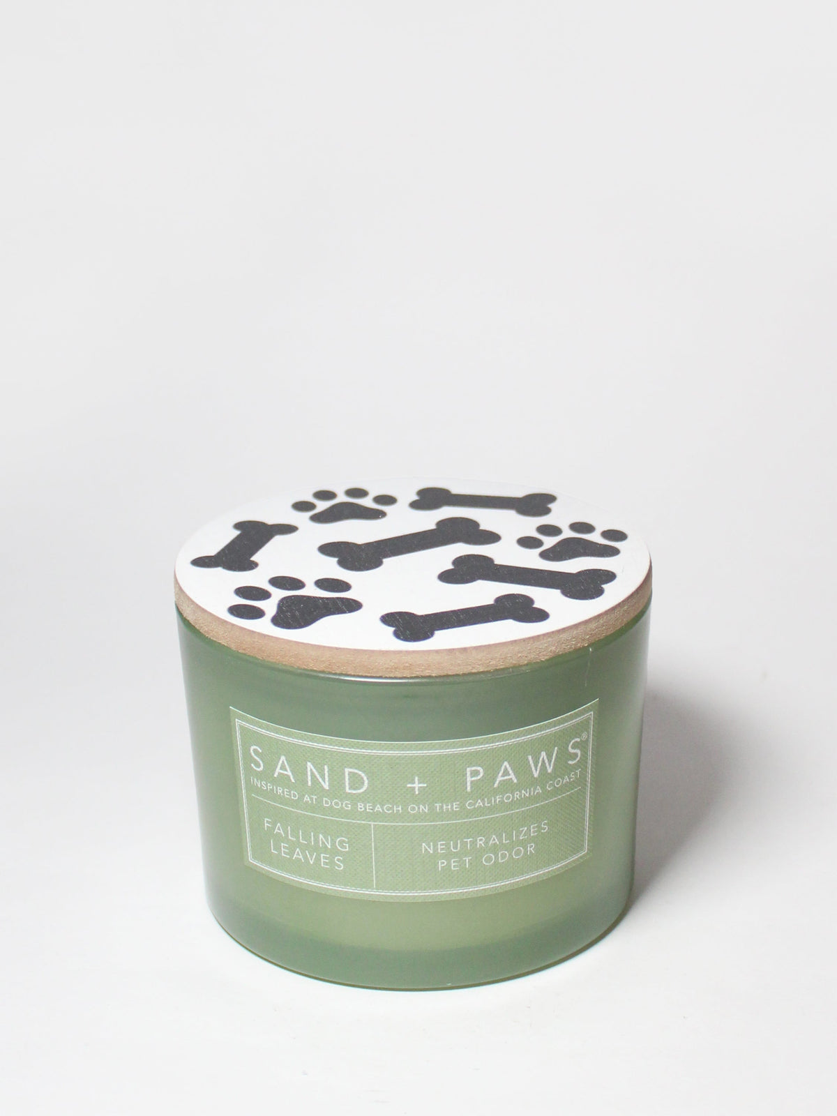 Sand + Paws Falling Leaves Hand-poured 12 oz scented candle