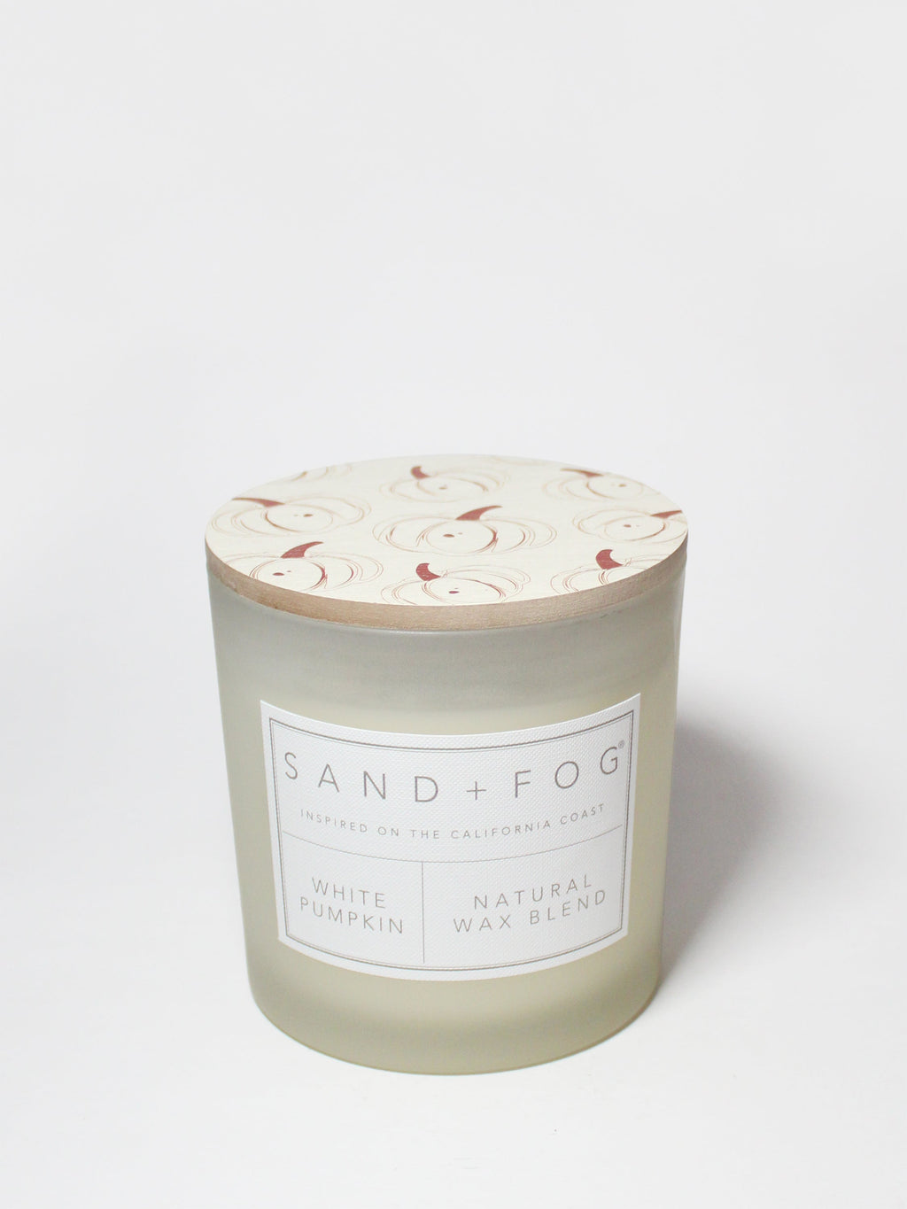 White Pumpkin Hand-poured 21 oz scented candle