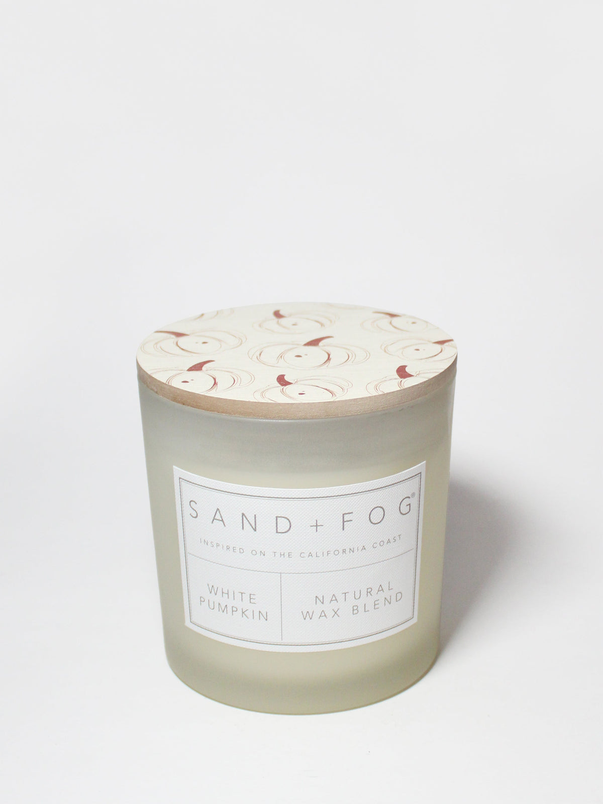 White Pumpkin Hand-poured 21 oz scented candle