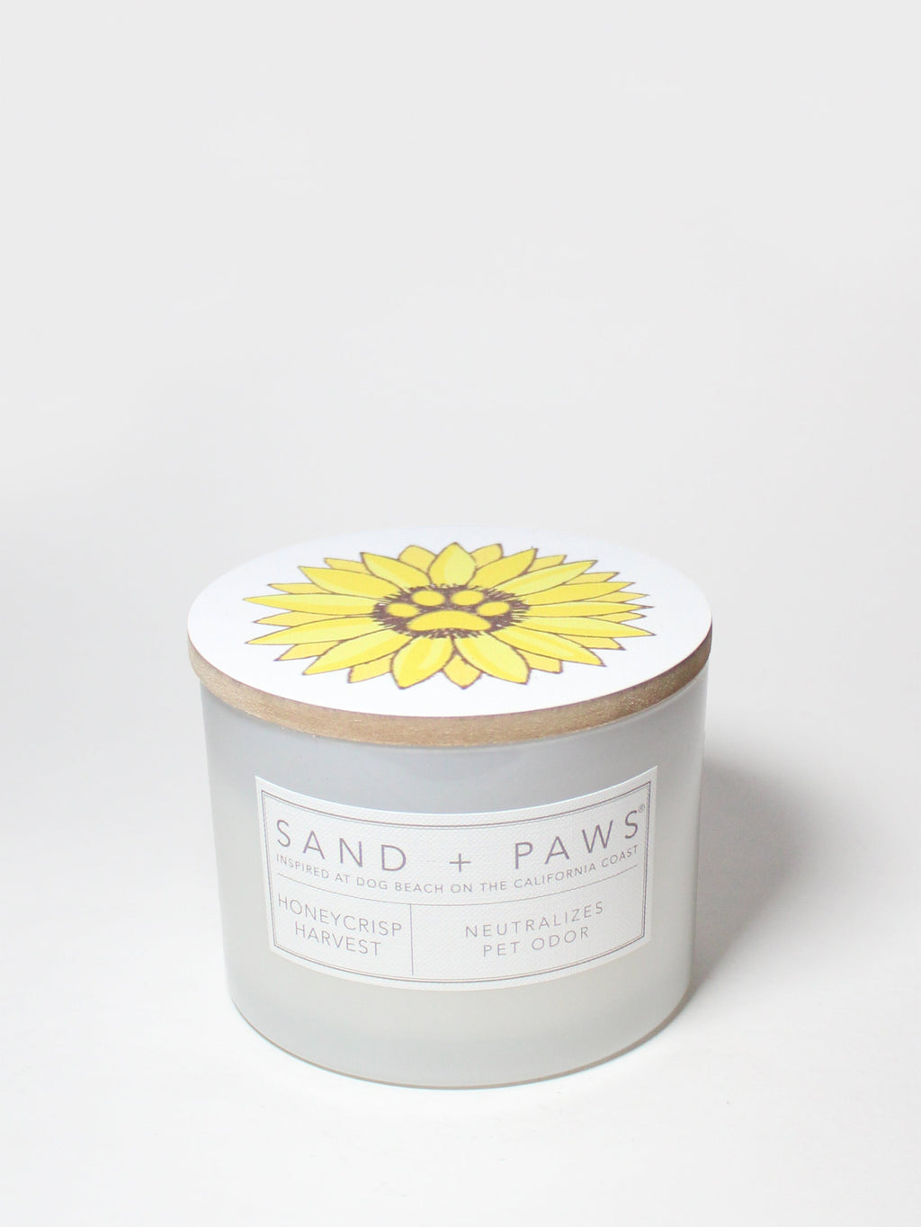 Sand + Paws Honeycrisp Harvest Hand-poured 12 oz scented candle