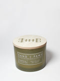 Sand + Paws Pumpkin & Eucalyptus Hand-poured 12 oz scented candle