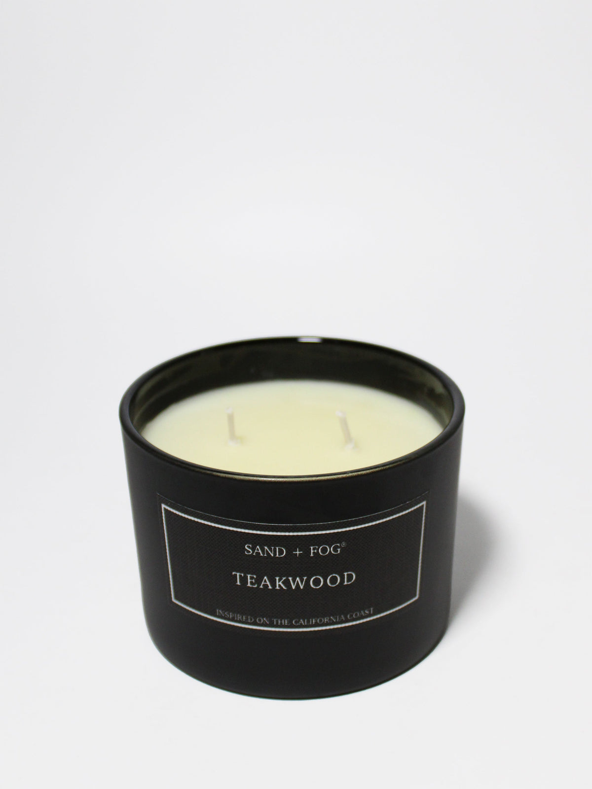 Teakwood Hand-poured 12 oz scented candle