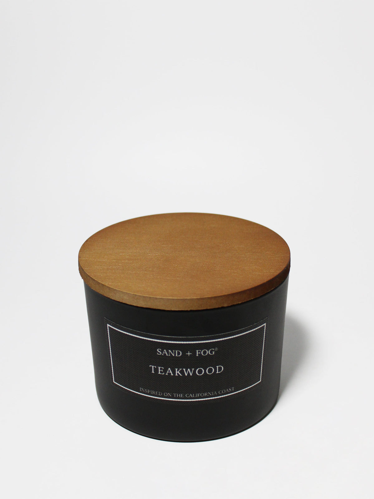 Teakwood Hand-poured 12 oz scented candle