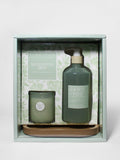 Eucalyptus Mint Elegant Hand Soap & Candle Set