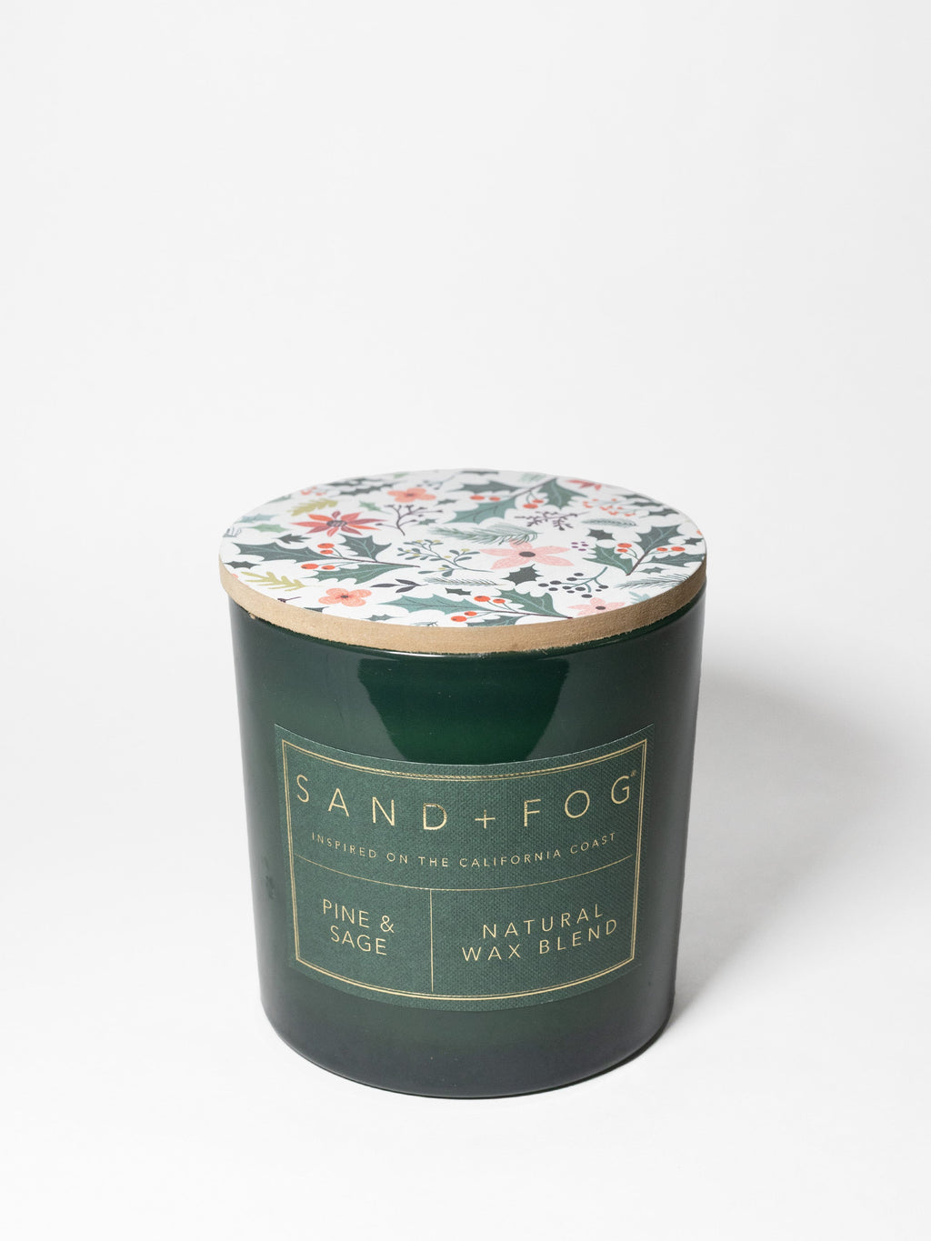 Pine & Sage Hand-poured 21 oz scented candle