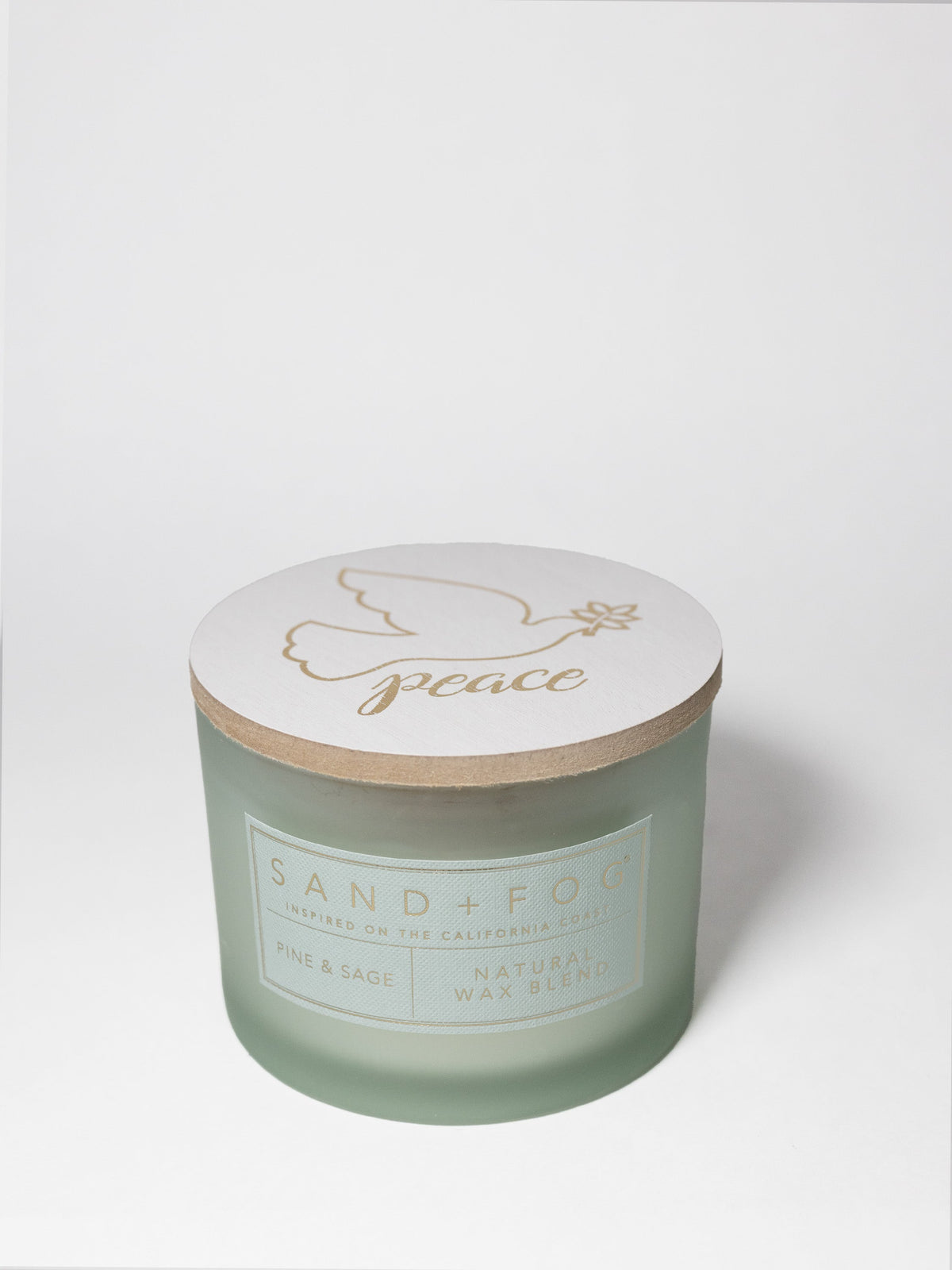 Pine & Sage Hand-poured 12 oz scented candle