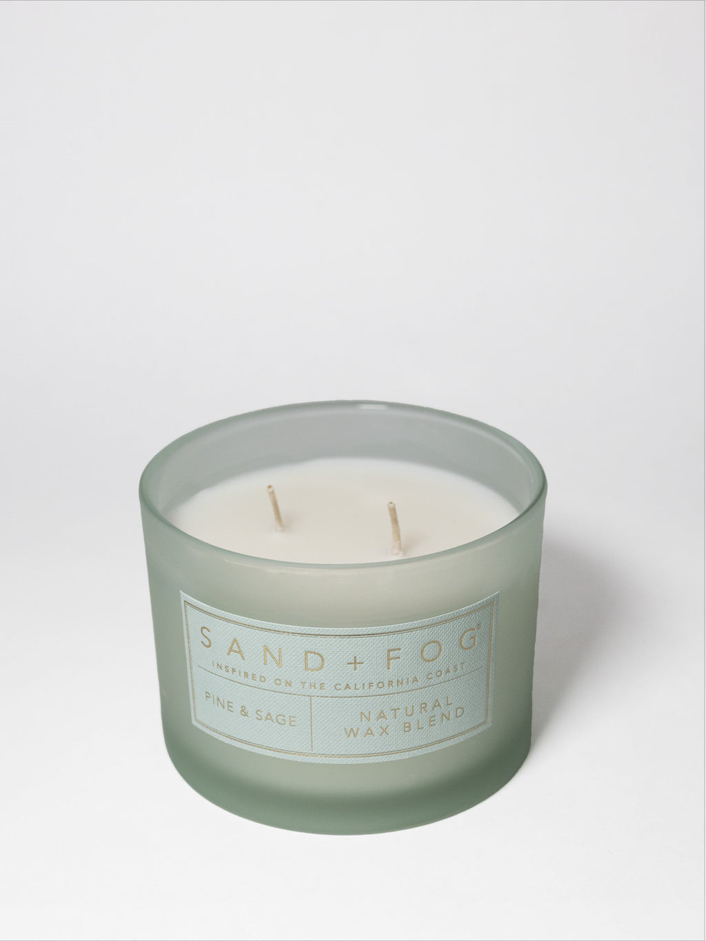 Pine & Sage Hand-poured 12 oz scented candle