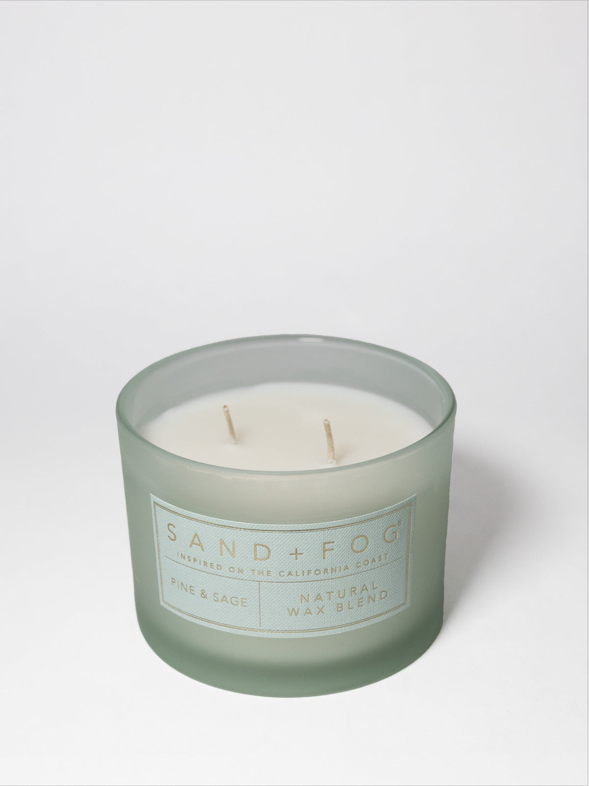 Pine & Sage Hand-poured 12 oz scented candle