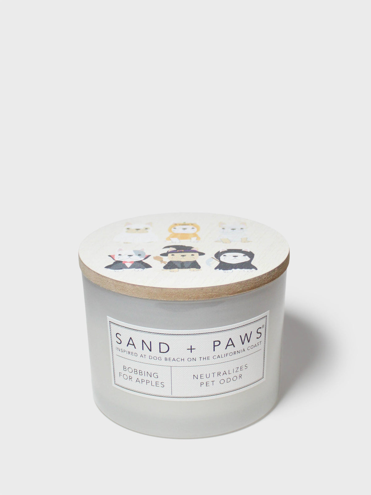 Sand + Paws Bobbing for Apples Hand-poured 12 oz scented candle