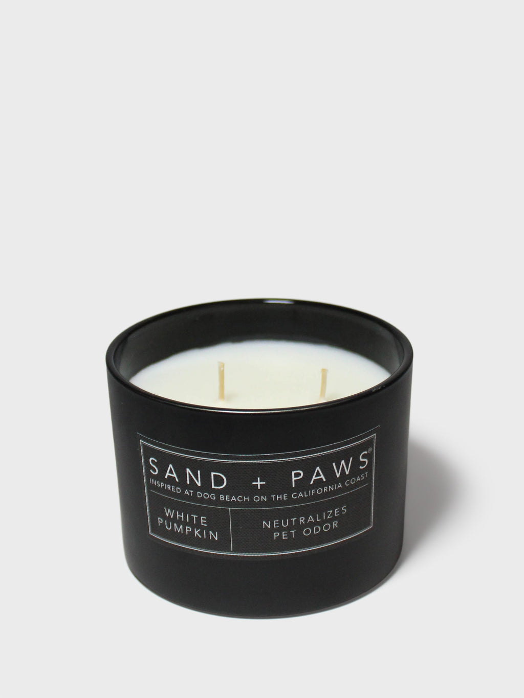 Sand + Paws White Pumpkin Hand-poured 12 oz scented candle