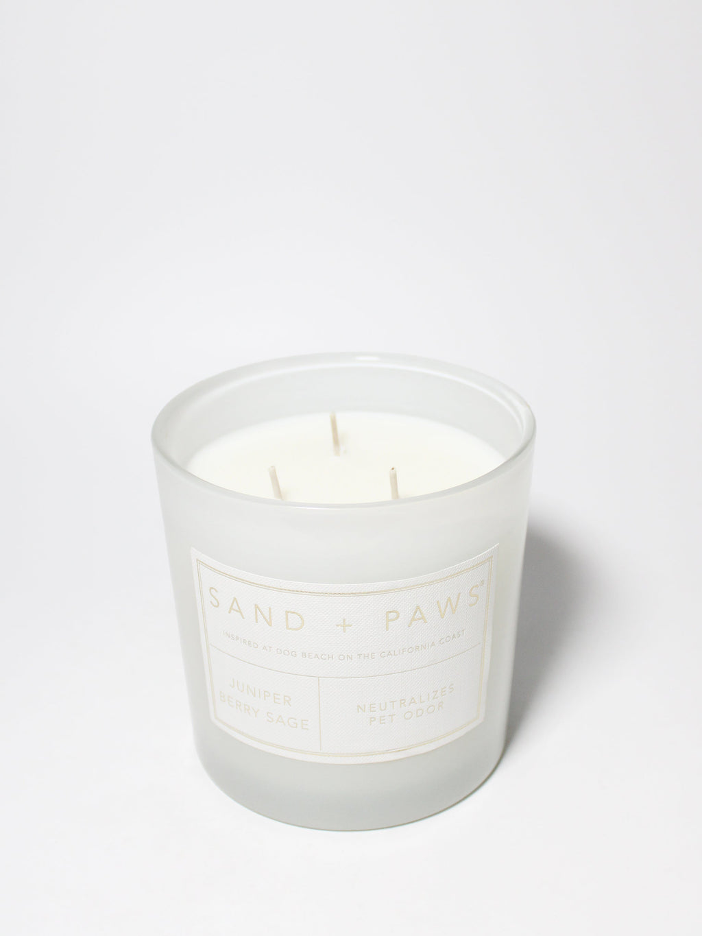 Sand + Paws Juniper Berry Sage Hand-poured 21 oz scented candle