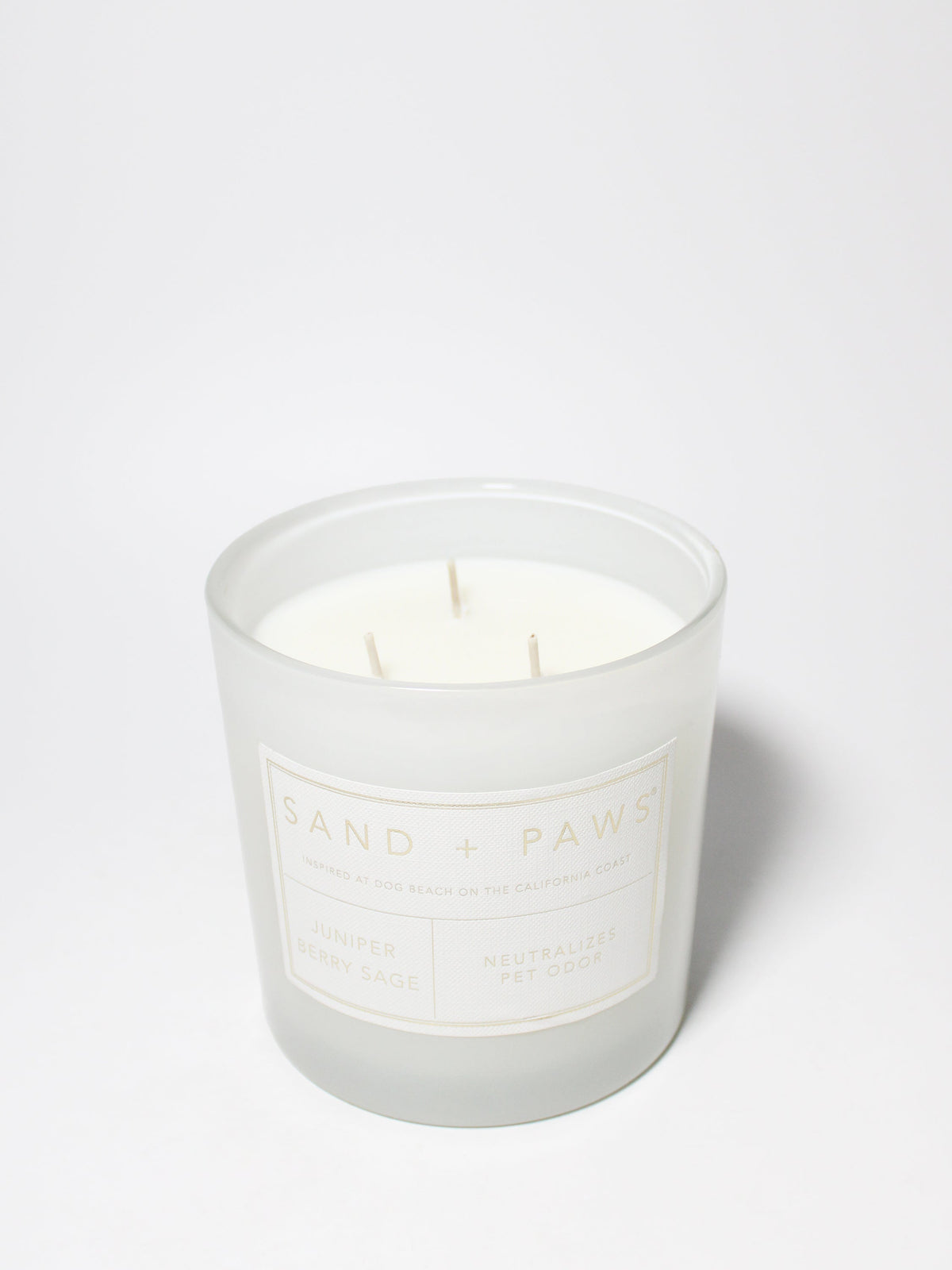 Sand + Paws Juniper Berry Sage Hand-poured 21 oz scented candle