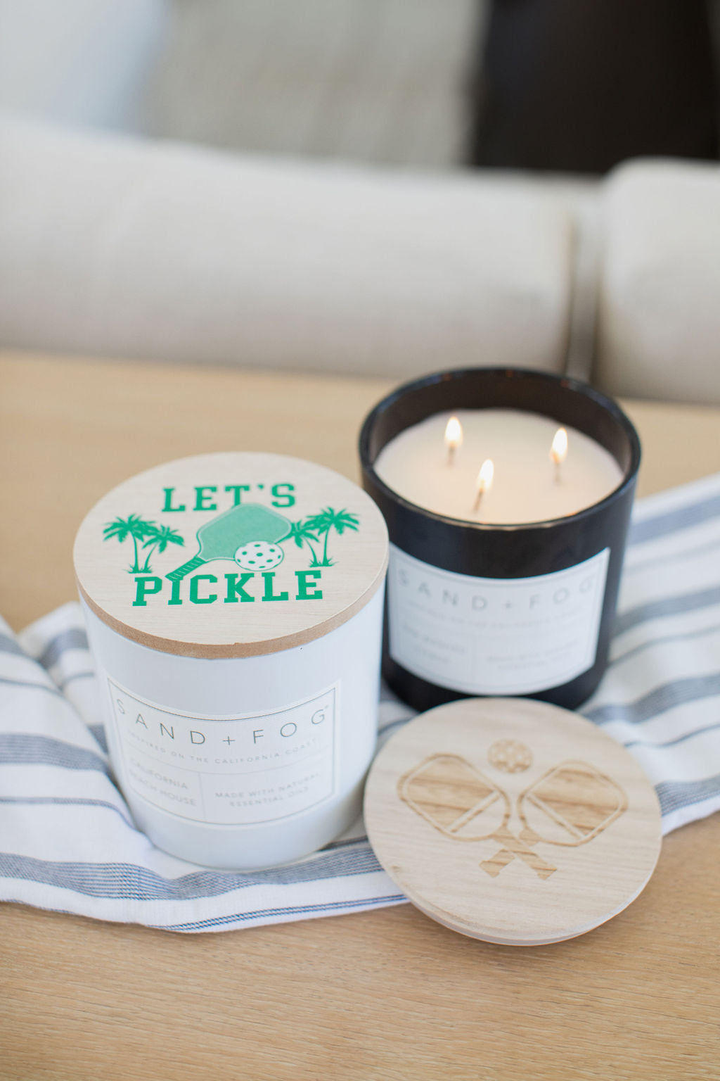 California Beach House Hand-poured 21 oz scented candle