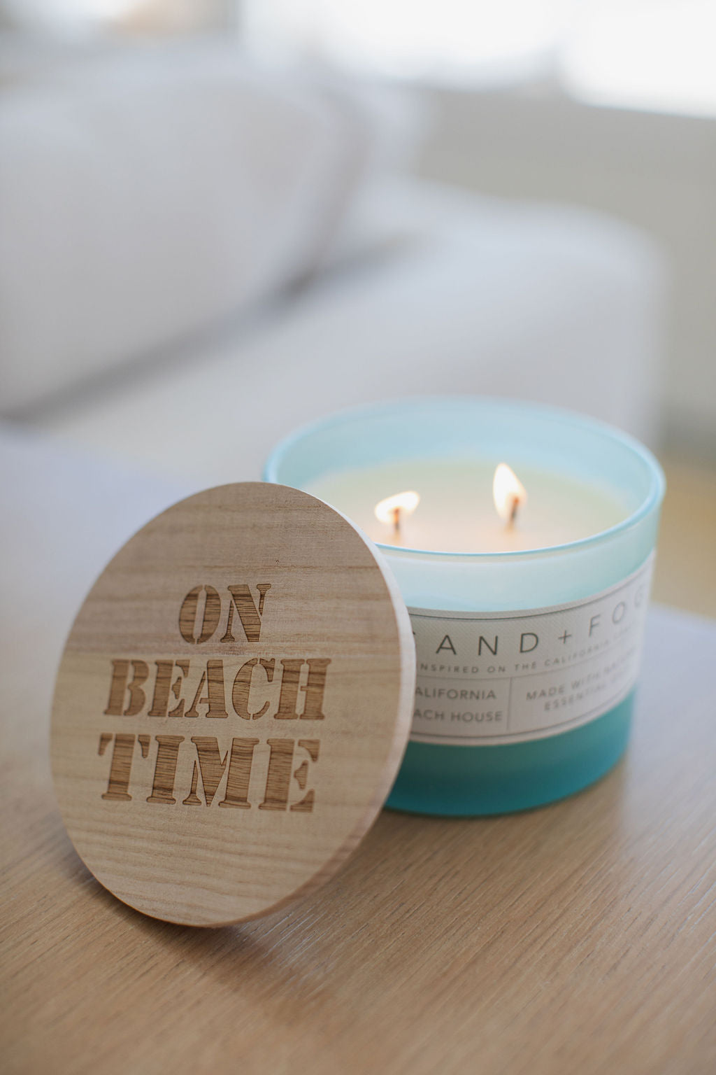 California Beach House Hand-poured 12 oz scented candle