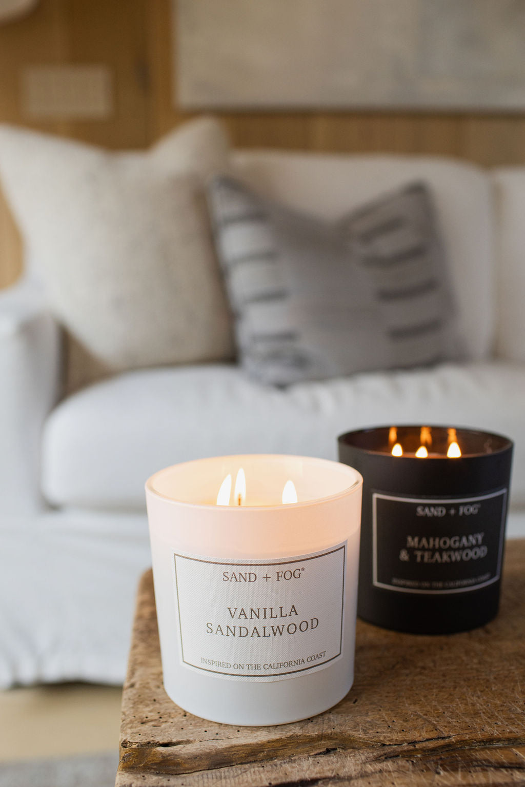 Vanilla Sandalwood Hand-poured 21 oz scented candle