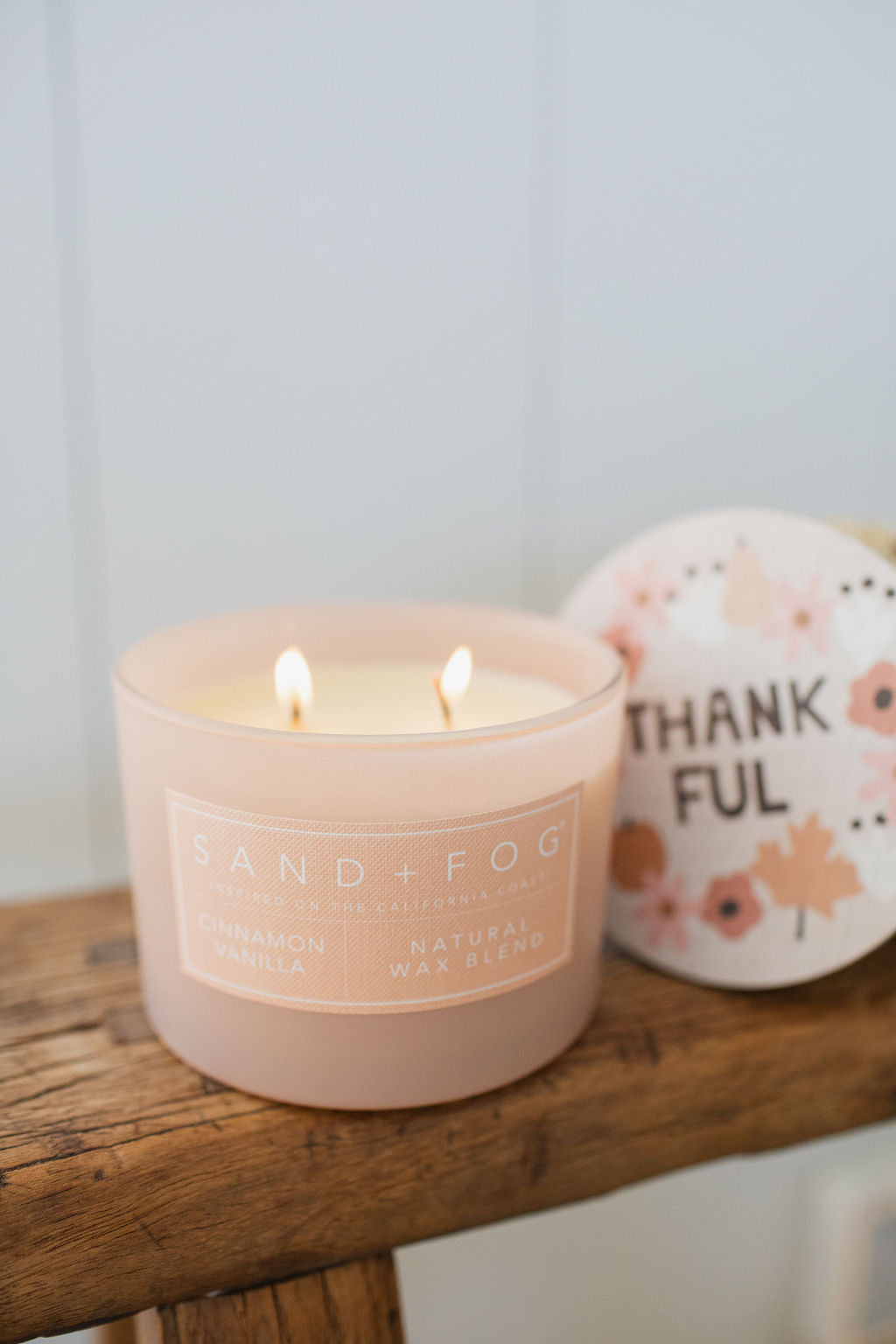 Cinnamon Vanilla Hand-poured 12 oz scented candle