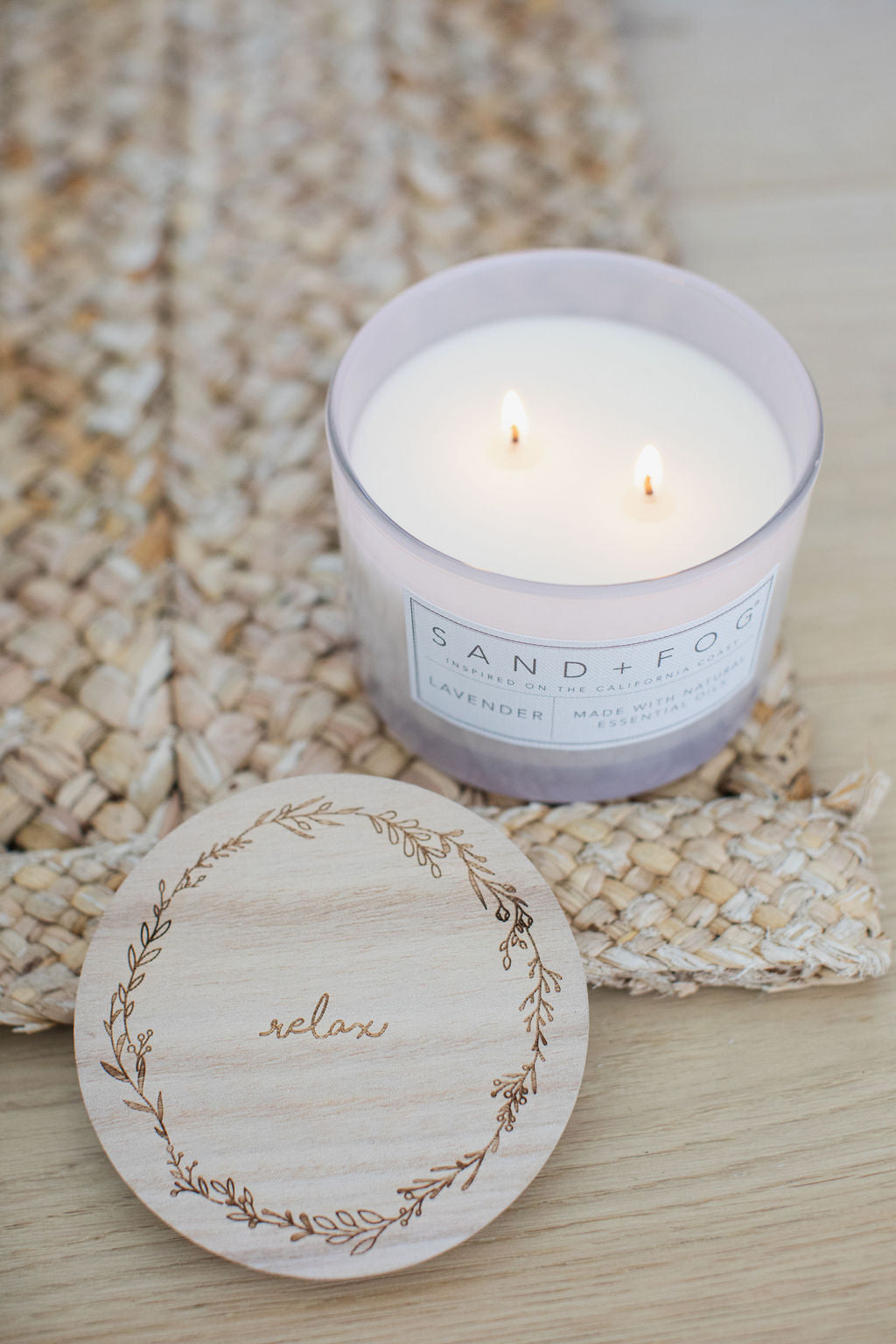 Lavender Hand-poured 12 oz scented candle