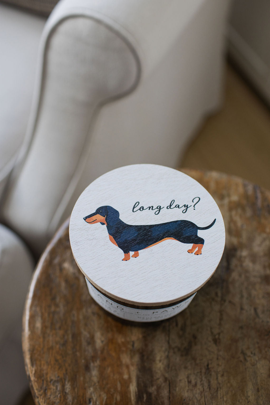 Sand + Paws Cedar & Lavender Hand-poured 12 oz scented candle