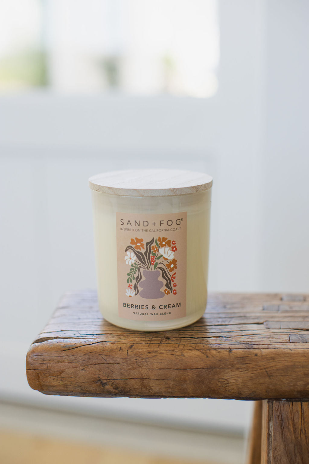 Berries & Cream Hand-poured 10 oz scented candle