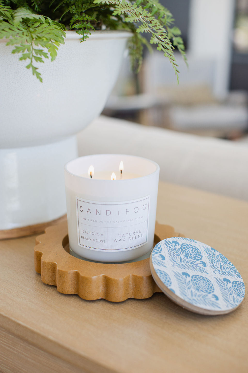 California Beach House Hand-poured 21 oz scented candle
