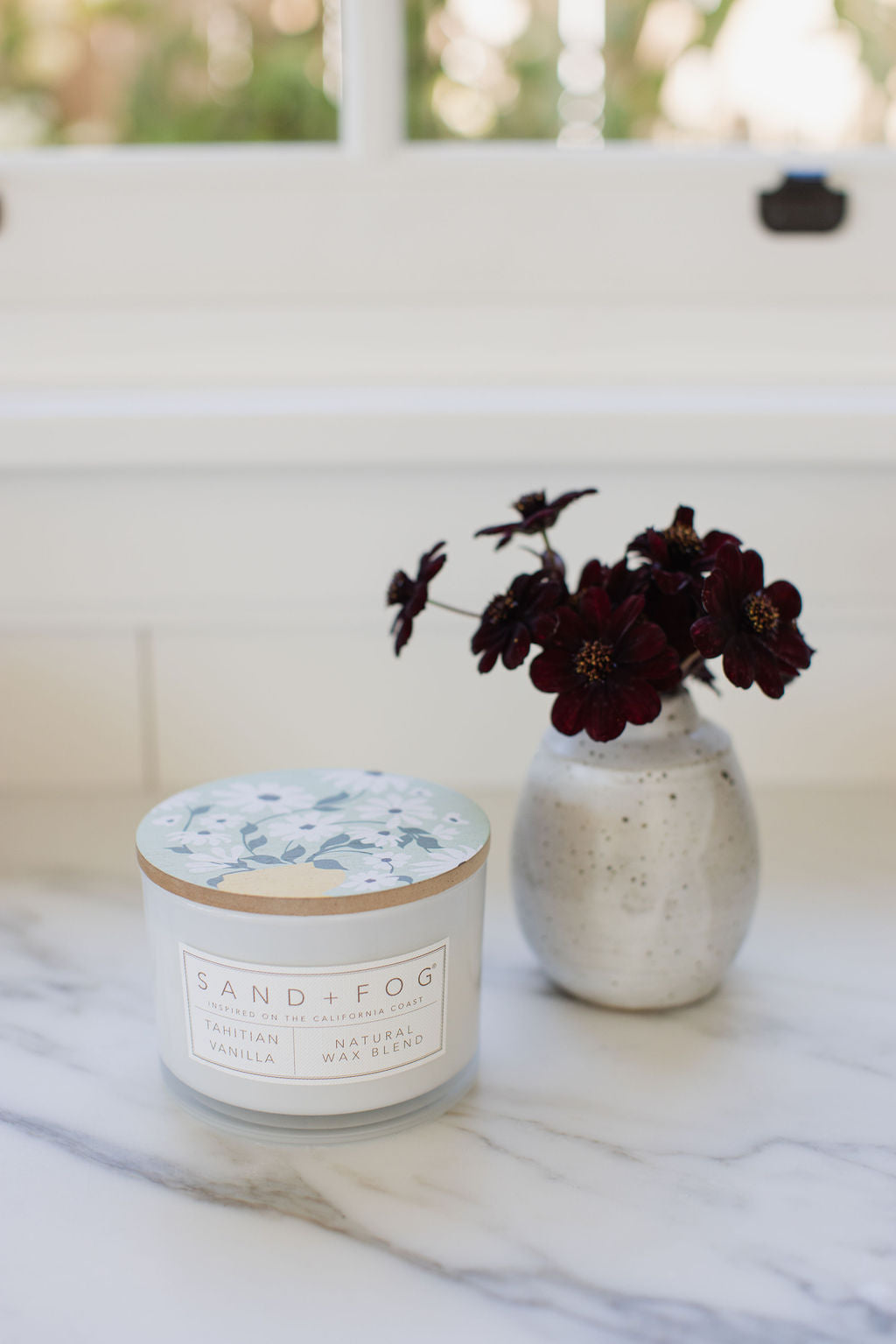 Tahitian Vanilla Hand-poured 12 oz scented candle