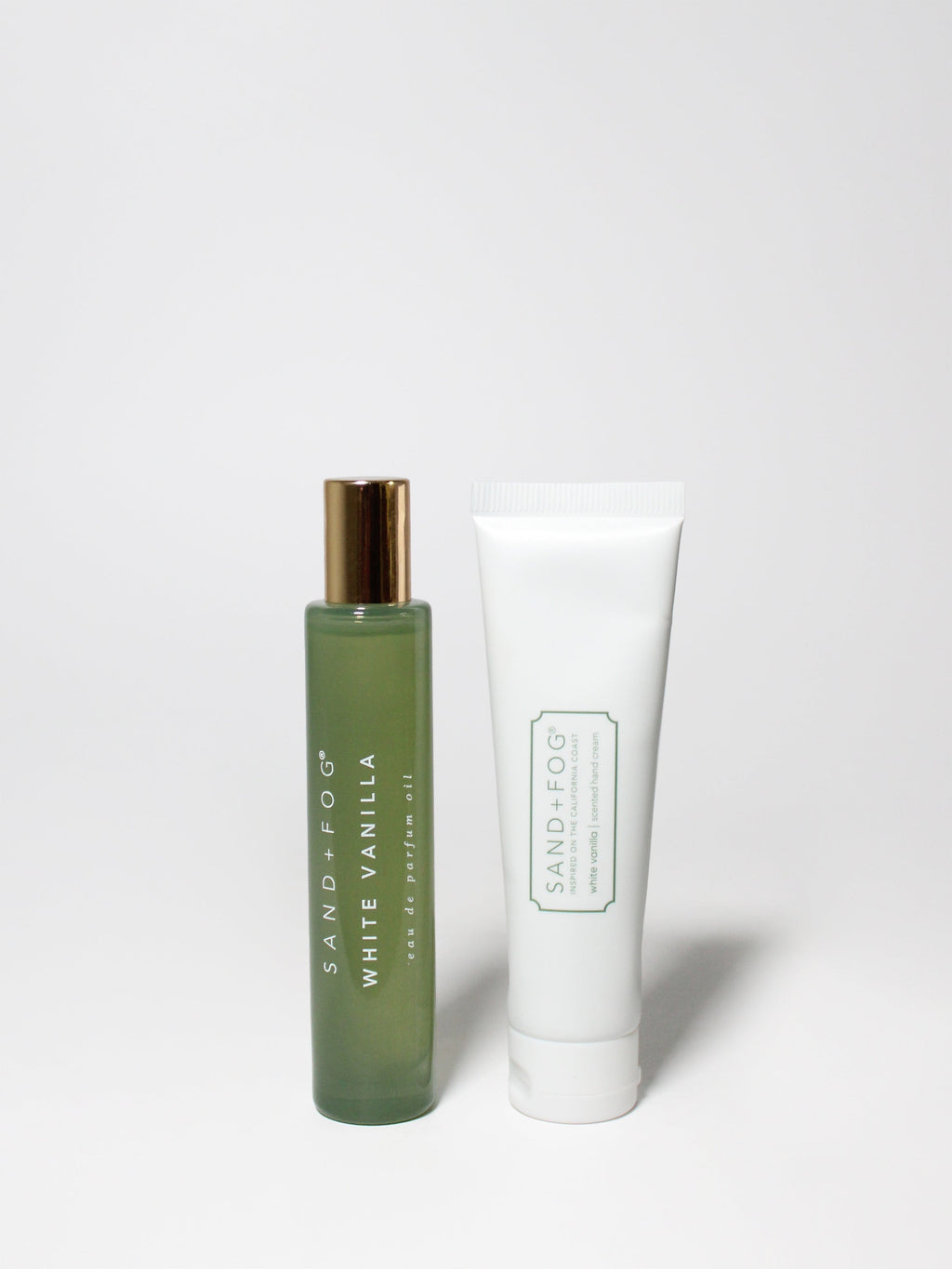 Nourishing Hand Cream and Perfume Oil Rollerball Set - White Vanilla