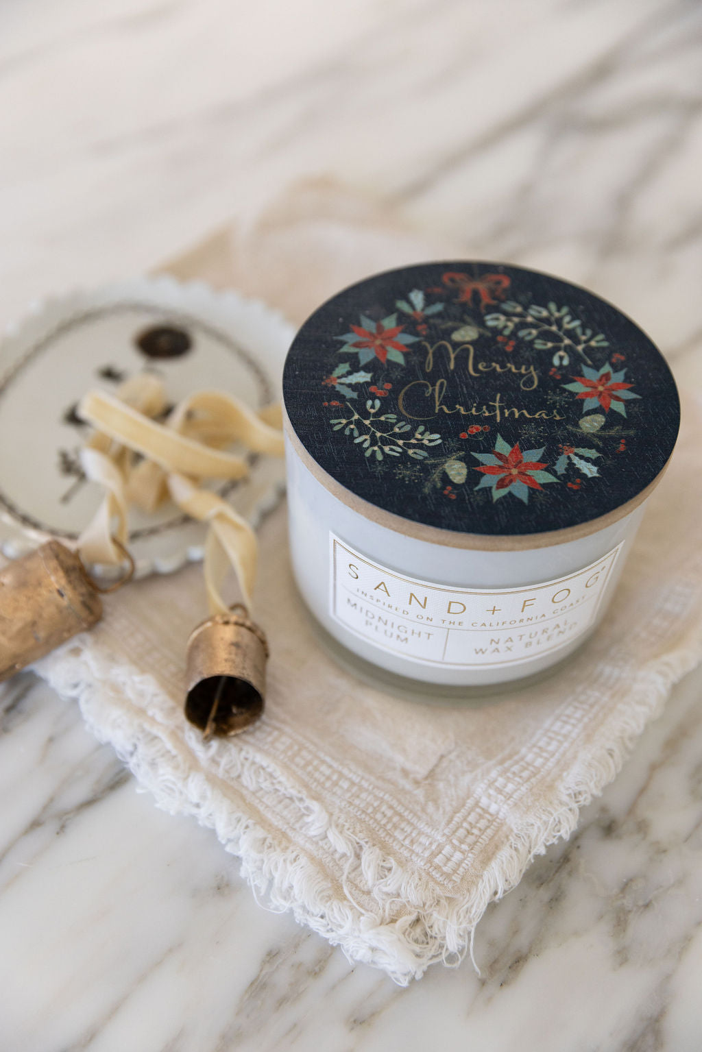 Midnight Plum Hand-poured 12 oz scented candle