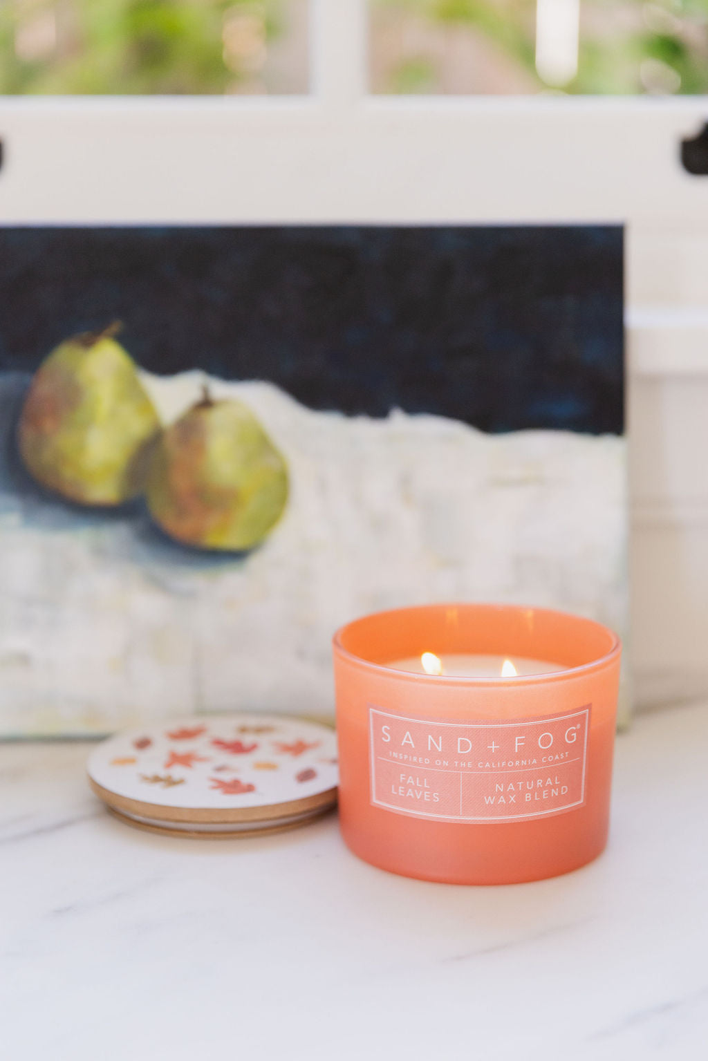 Fall Leaves Hand-poured 12 oz scented candle