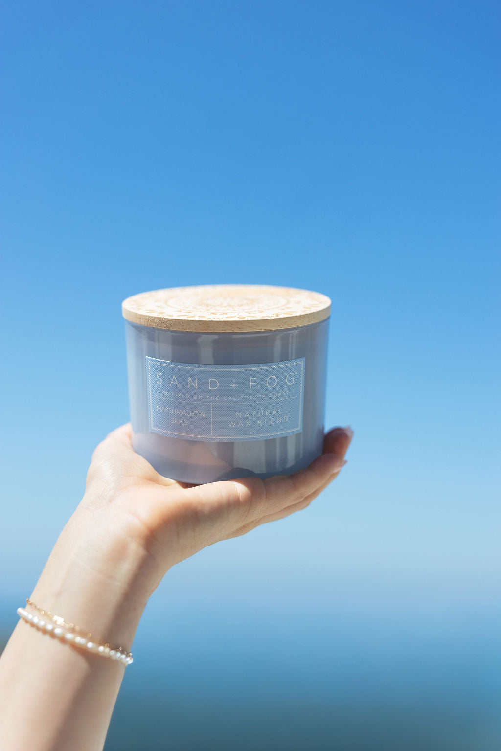 Marshmallow Skies Hand-poured 12 oz scented candle