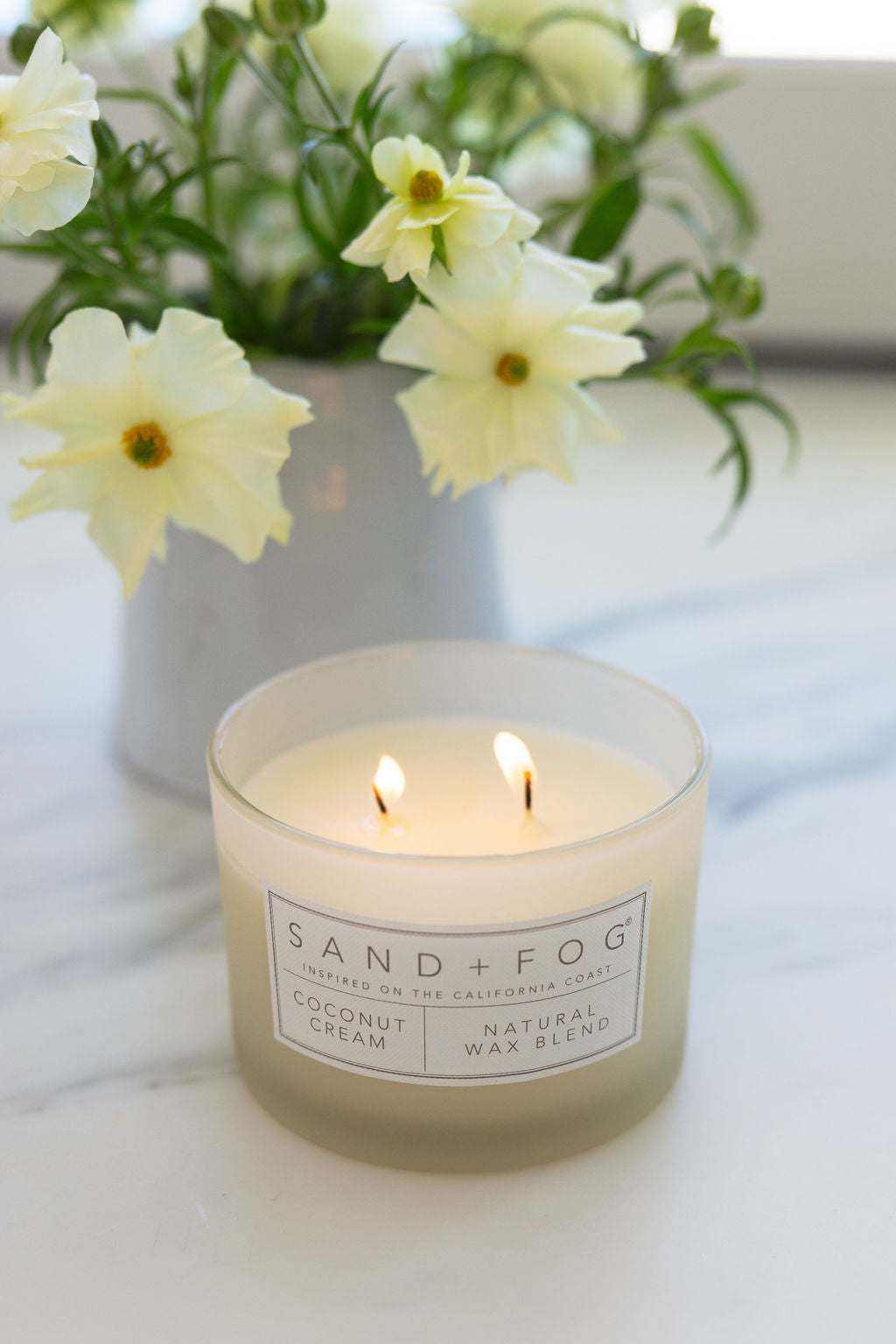 Coconut Cream Hand-poured 12 oz scented candle