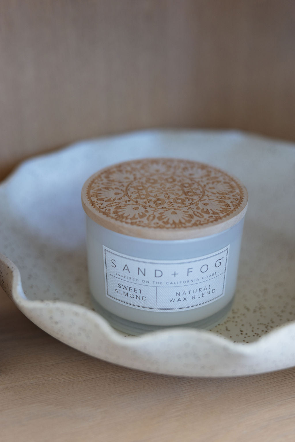 Sweet Almond Hand-poured 12 oz scented candle