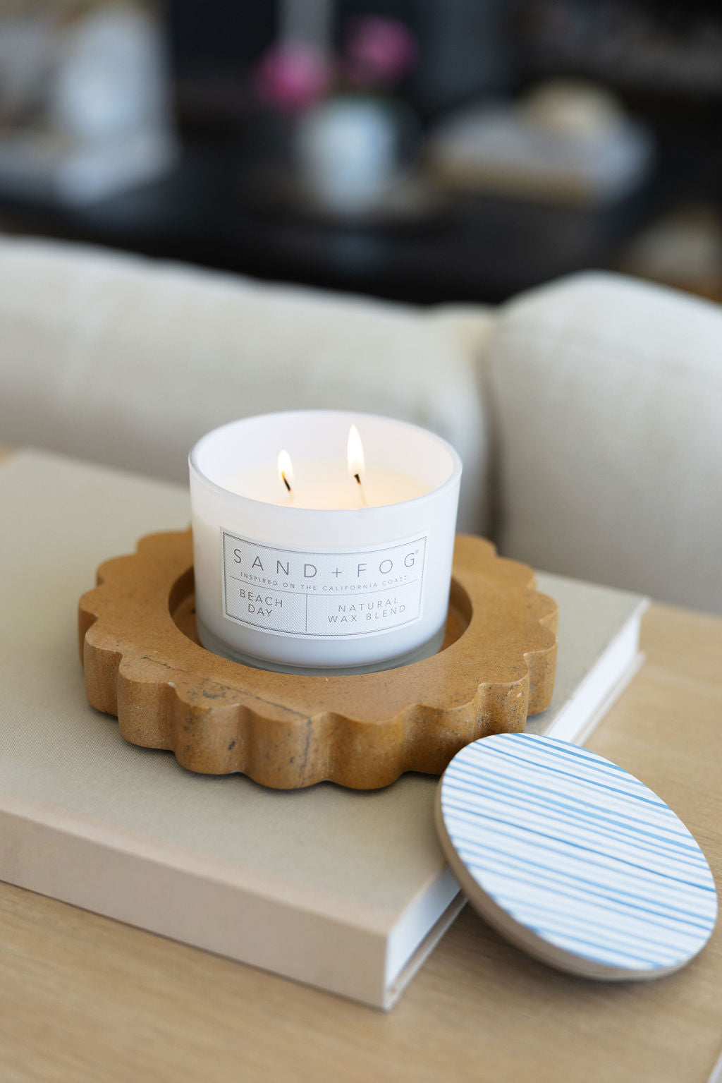 Beach Day Hand-poured 12 oz scented candle