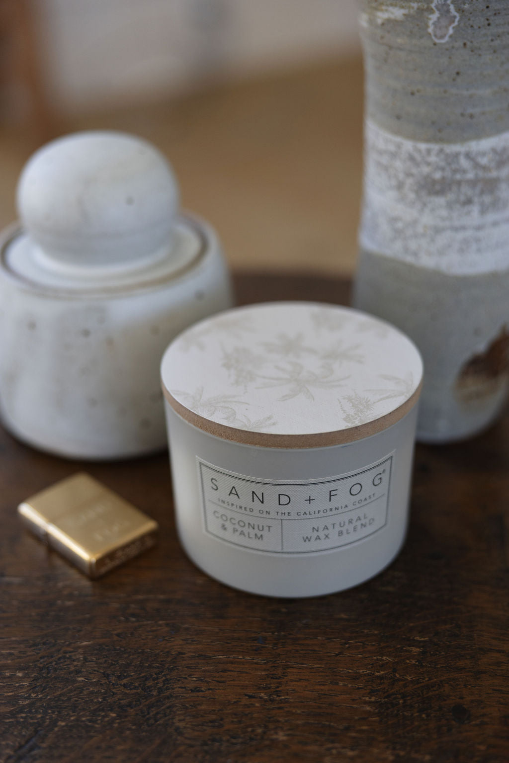 Coconut & Palm Hand-poured 12 oz scented candle