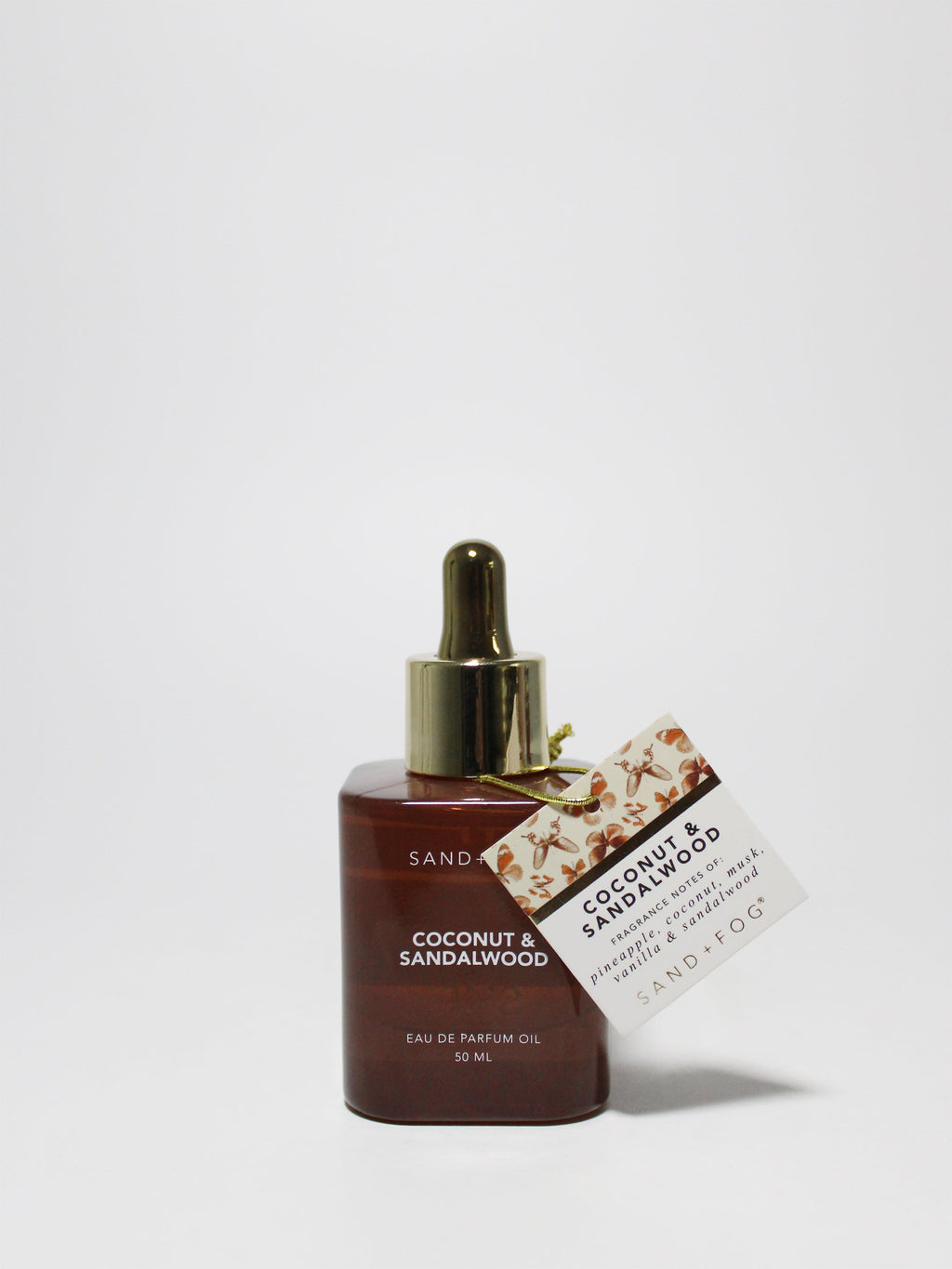 Coconut & Sandalwood Long-lasting 50 ml Perfume Oil Dropper