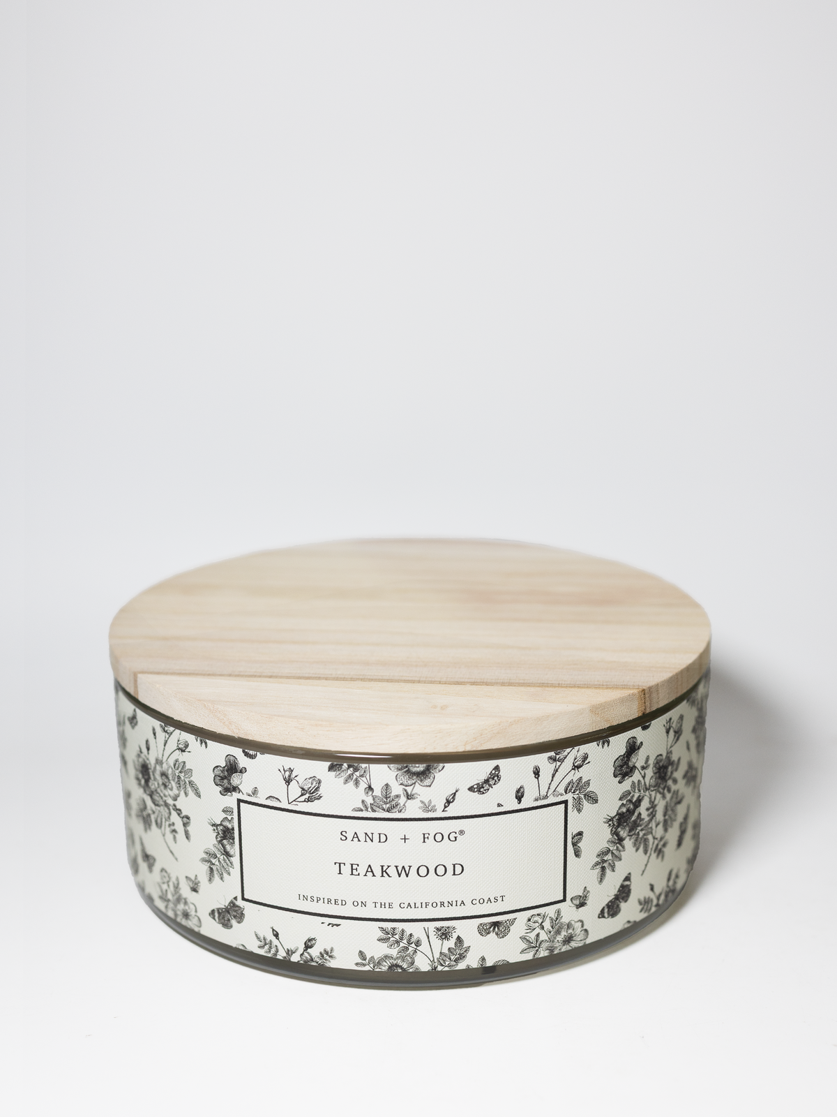 Teakwood Hand-poured 34 oz scented candle