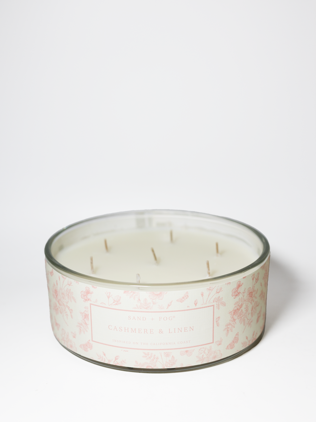 Cashmere & Linen Hand-poured 34 oz scented candle