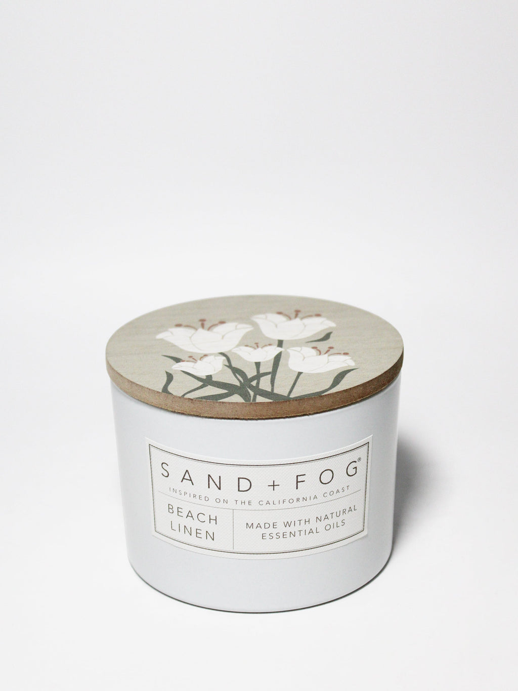 Beach Linen Hand-poured 12 oz scented candle