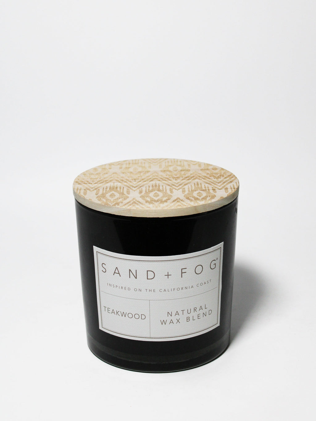Teakwood Hand-poured 21 oz scented candle
