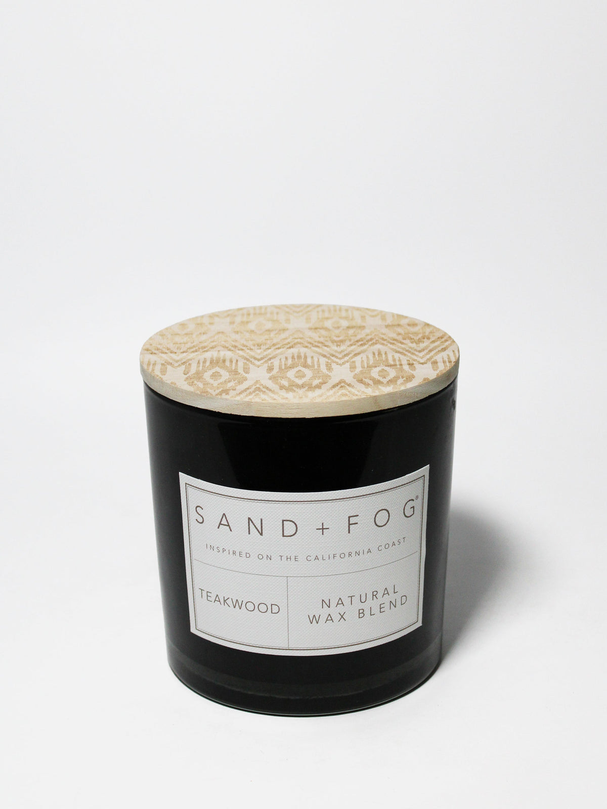 Teakwood Hand-poured 21 oz scented candle