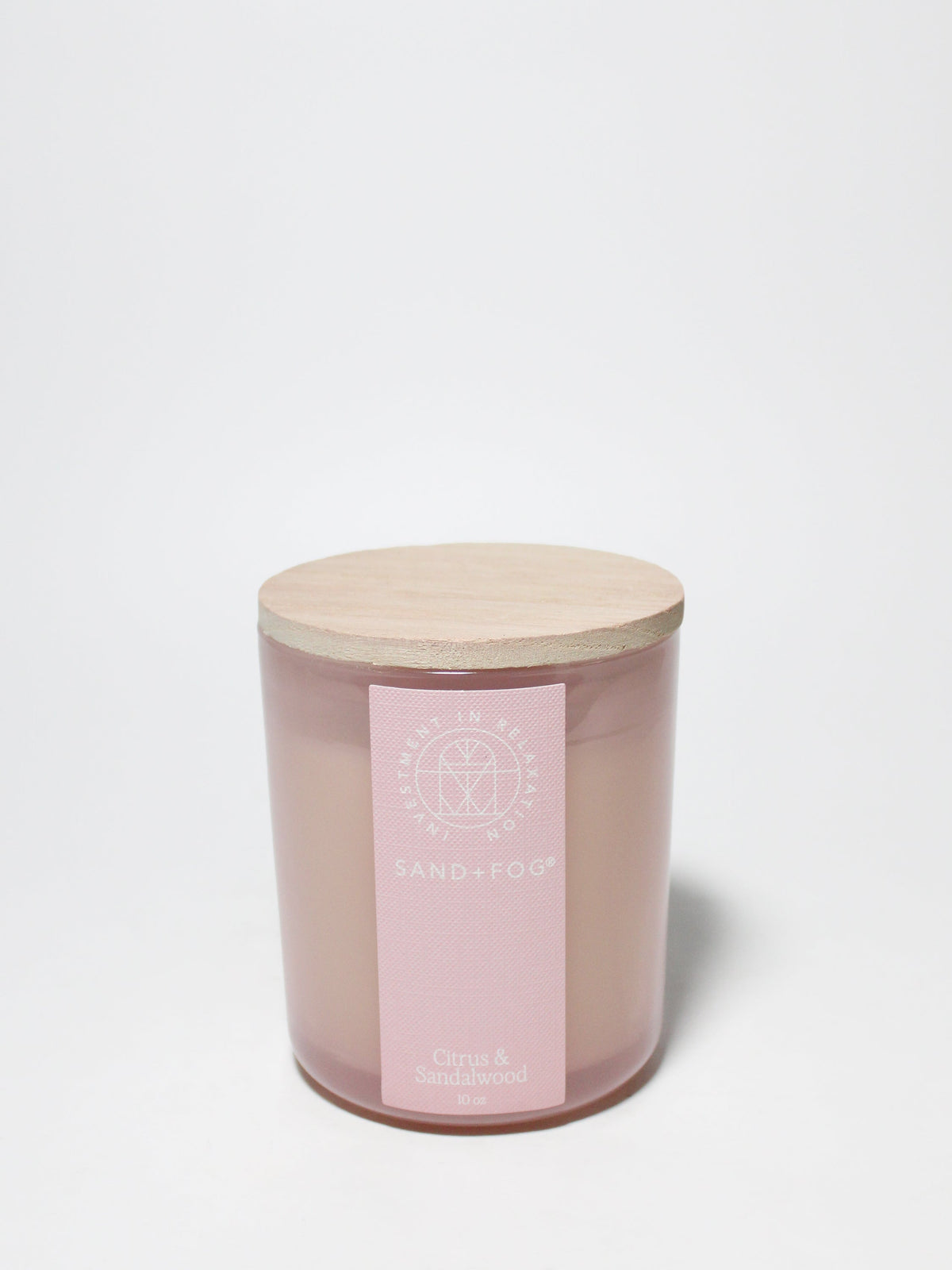 Citrus & Sandalwood Hand-poured 10 oz scented candle