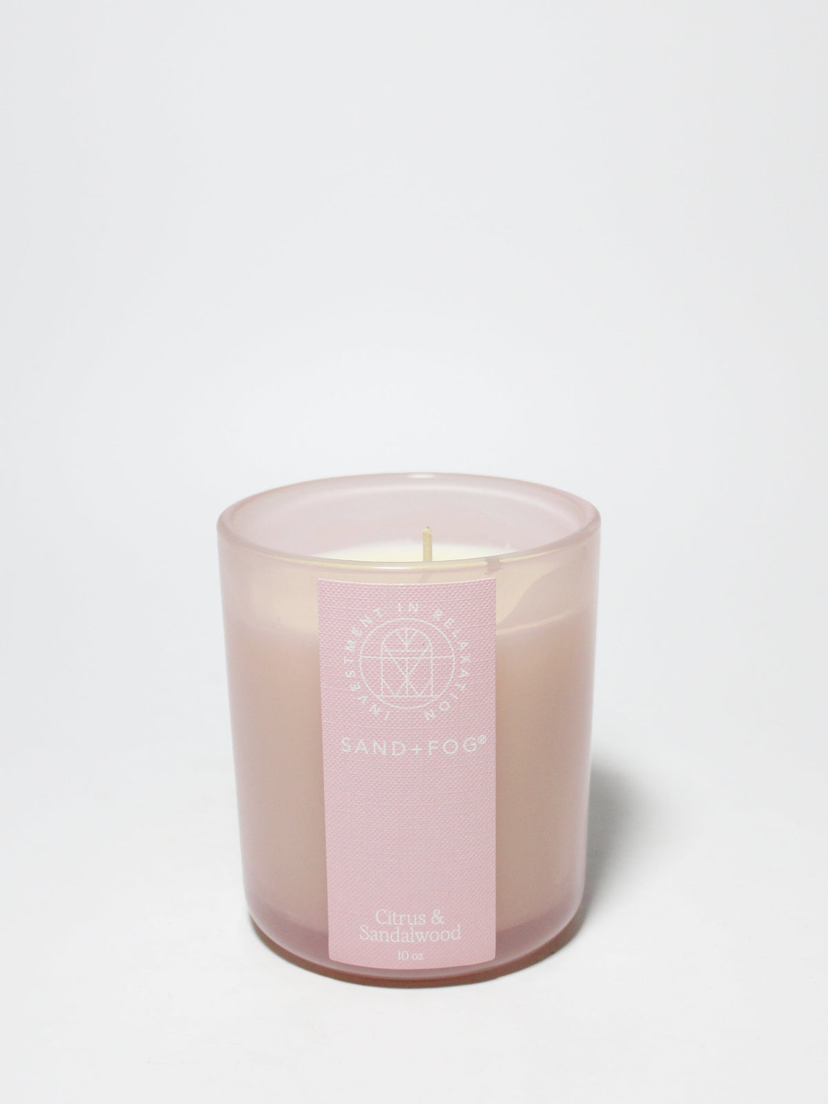 Citrus & Sandalwood Hand-poured 10 oz scented candle