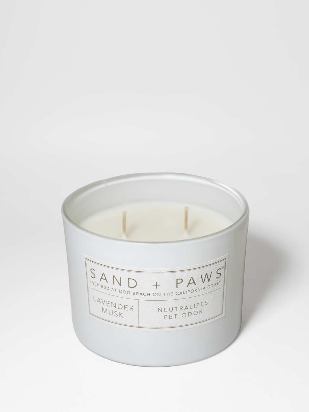Sand + Paws Lavender Musk Hand-poured 12 oz scented candle