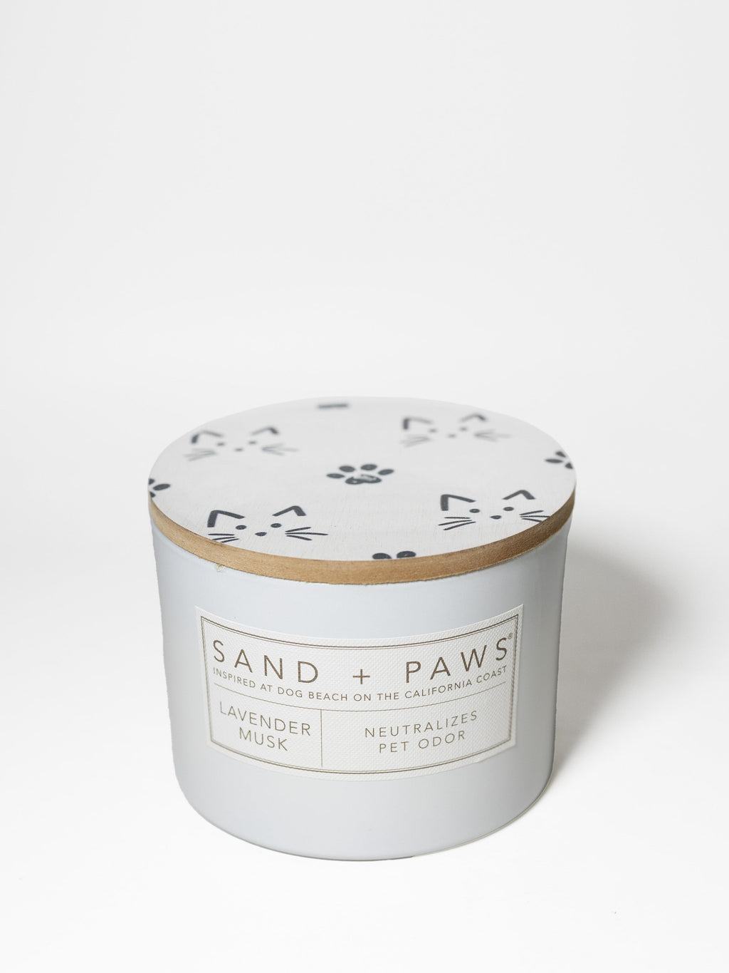 Sand + Paws Lavender Musk Hand-poured 12 oz scented candle